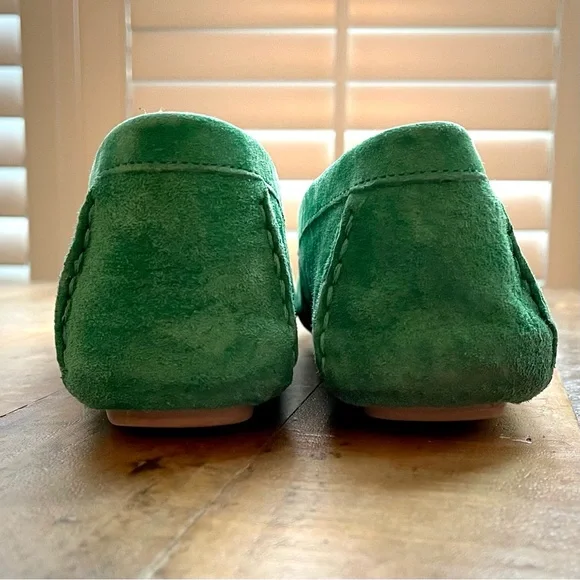UGG Milana Water Resistant Suede Loafers in Verde - Picture 7 of 9